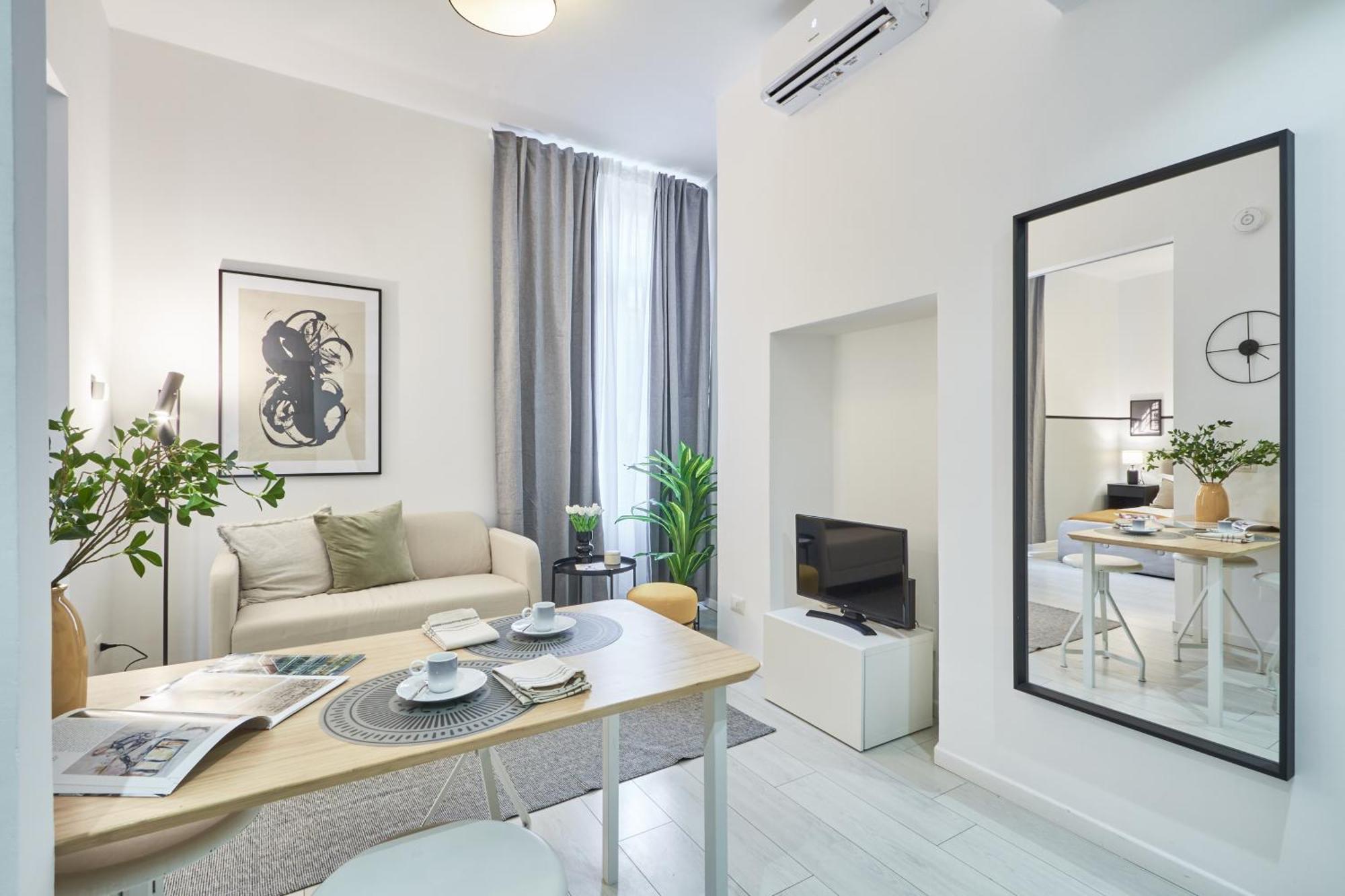 Elegante Appartamento Minimal Dai Tocchi Botanici Milano Exterior foto